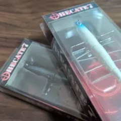 【釣果実績多数】ヘカート7 2色セット（パールシラウオ・レトロワカサギ）のサムネイル