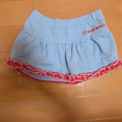 BABY DOLL ミニーマウス スカート 80