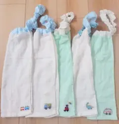 ハンドメイド　男の子用　おりこうエプロン　タオルエプロン　5枚　まとめ売りのサムネイル