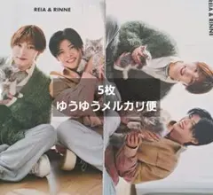 中村嶺亜 菅田琳寧 Myojo 2025年 3月号 5枚 厚紙カード