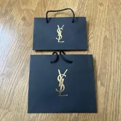YSLショップ袋2点セット（黒）