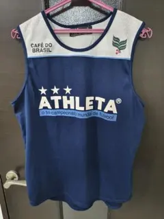 ATHLETA アスレタ ノースリーブタンクトップ ビブス ブルー　フリーサイズのサムネイル