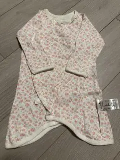 【新品】moimoln ベビー ロンパース 花柄 ピンクのサムネイル