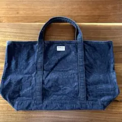 ガチ最終値下げ‼︎【ORCIVAL】美品☆デニムトート ネイビー Lサイズ