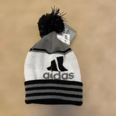 adidas ポンポン付きニット帽 フリーサイズ