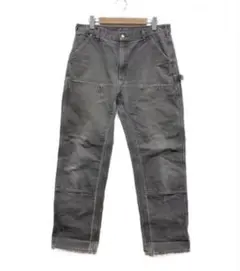 カーハート ダブルニー ペインターパンツ USA アメリカ 製　グレー