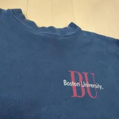 カ*着様 【90s 刺繍タグ】レアサイズ★両面ラバープリント リバースウィーブ