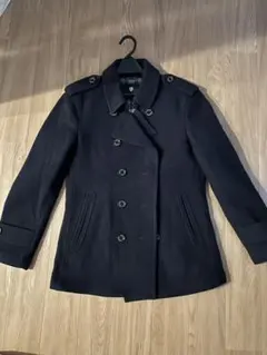 極美品 バーバリーブラックレーベル 羊毛70%コート M