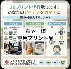 ちゃー様専用　3dプリント品