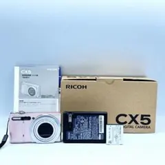 【動作品・特典無料あり・備品元箱付き】RICOH CX5 PINK 　リコー 動作品・特典無料あり・備品元箱付き】RICOH CX5 PINK リコー - メルカリ