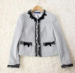 「M's GRACY」　フリル付きワンピースセット（フォーマル）　40