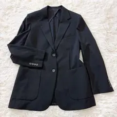 完売 ユニクロ UNIQLO 感動ジャケット リラックスフィット XL ブラック