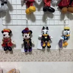 2017年　ハロウィン　ミッキー・ミニー・ドナルド・デイジー ぬいぐるみセット