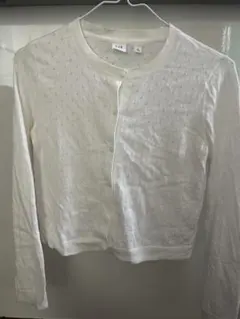 GAP キッズ 150センチ　ホワイトカーディガン