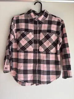 ZARA kids　チェック柄 長袖シャツ 女の子 サイズ8 (128cm)