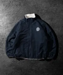 kutir 2wayリバーシブルナイロンボアブルゾン