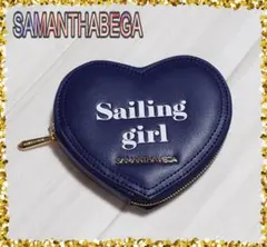 SAMANTHAVEGA〜サマンサベガ『ハート型ミニポーチ』ネイビー 小物入れのサムネイル