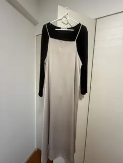 赤ちゃん本舗 産前産後 キャミワンピース 授乳口付きトップス　セットL