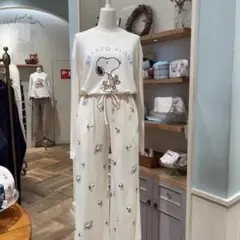 未使用 パジャマ　ルームウィア　ジェラートピケ　PEANUTSコラボ　スヌーピー