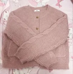 WEGO ピンクニットセーター