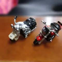 ミニチュア バイク フィギュア 2台セット