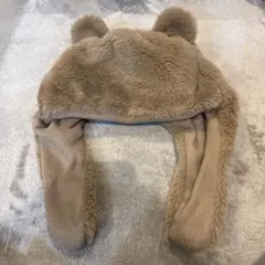 クマ耳付き帽子