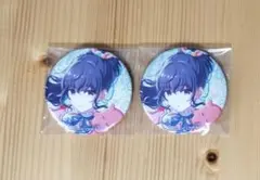 プロセカ 朝比奈まふゆ グリッター缶バッジ グリ缶 46B 2点セット