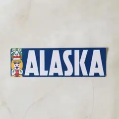 防水　ステッカー　シール　アラスカ　Alaska ロゴステッカー
