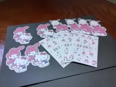 即日発送　サンリオキャラクターズ　ミニ　レターセット
