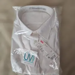 UNIQLO ストレッチブロードシャツ 七分袖 ホワイト XL　事務服　オフィスのサムネイル