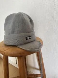 SILAS ニット帽 フラップ付き グレー