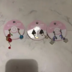 ポケモン　accessory ヒトモシ　デデンネ　ジュペッタ　イヤリング　セット