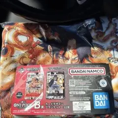 一番くじ　ワンピースカードゲーム　B賞　カードデザイン　ブランケット　エース