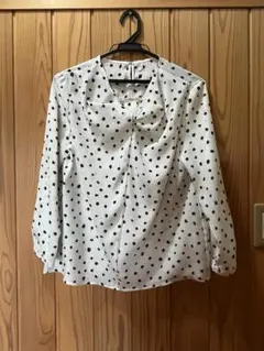 MAISON SCOTCH ドット柄 シースルー長袖シャツ ブラウス - メルカリ