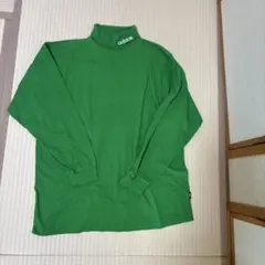 adidas ハイネック スウェット グリーン