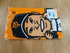 似顔絵　フェイスタオル　ジャイアンツ　巨人　原監督　送料無料