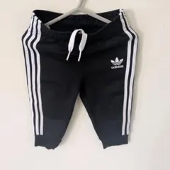 adidas 3本ライン 黒パンツ