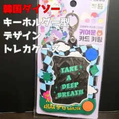 韓国ダイソー 人気トレカケース 韓国限定 キーホルダー型カードケース
