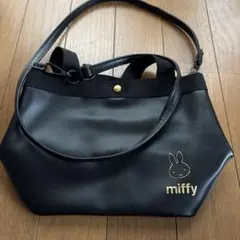 miffy ショルダーバッグ 黒