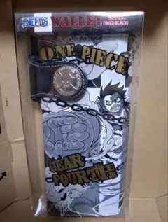 ONE PIECE WALLET WILD BLACK ワンピース ルフィのサムネイル