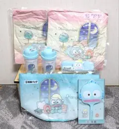 サンリオ ハンギョドン 当りくじ 7点 新品 手鏡 ペンポーチ タンブラー　他