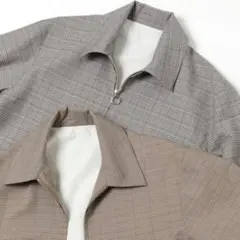 URU WOOL TROPICAL / ZIP UP BLOUSON