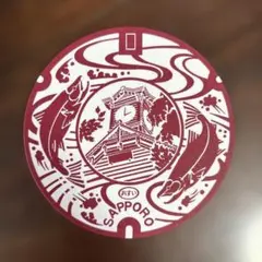 マンホールカード コースター？　札幌市 雪ミク