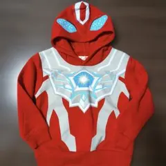 新品未使用 ウルトラマンオメガ なりきり パーカー 裏起毛　110