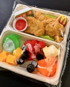 お弁当スクイーズ マクドナルド 食べ物スクイーズ