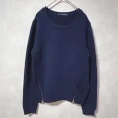 ジップアップ ニット