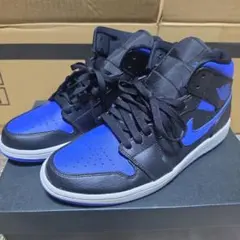 NIKE JORDAN1 MID 青×黒　27.5センチ
