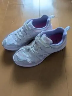 瞬足　ラベンダースニーカー 21.0cm