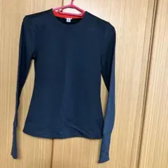 adidas climahot ブラック長袖トップス