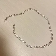 フィガロ チェーン ネックレス 6mm 45cm シルバー チョーカー モード
